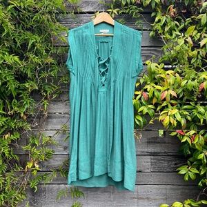 Isabel Marant Etoile - Green Sleeveless top w/laced detail Size 40/L